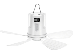 Ventilador De Teto Portátil Keenso Com Controle Remoto, Temporizador