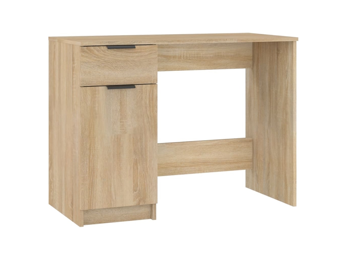 Desk, Desks Vidaxl Marrom Madeira Processada (n/a)