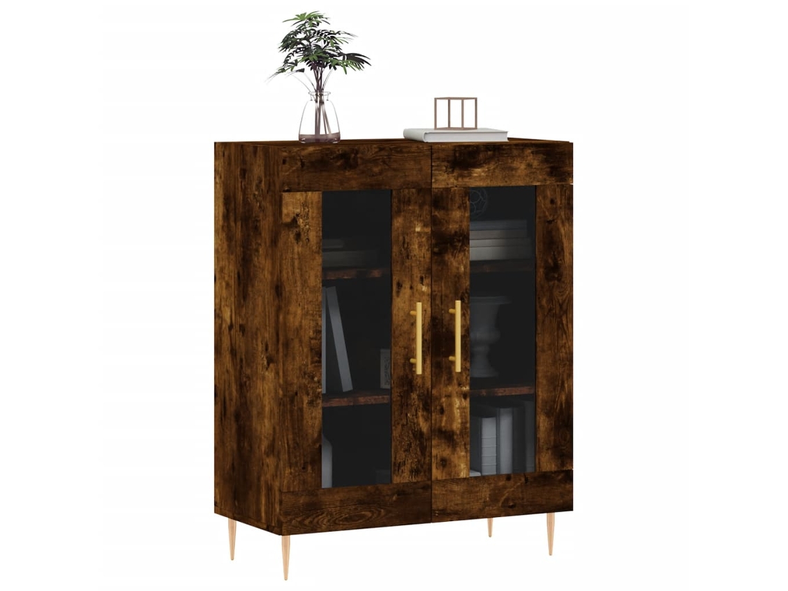 Aparador 69,5x34x90 cm Derivados de la Madera Color Roble Ahumado