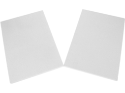 Placa Isolante Ao Fogo, Feita De Fibra Cerâmica De 10 Mm (200 X 300 Mm), 2 Placas, Isolamento Térmico Para Fornos E