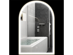 Espelho de led para banheiro, 3 cores, 90x60cm S/MARCA
