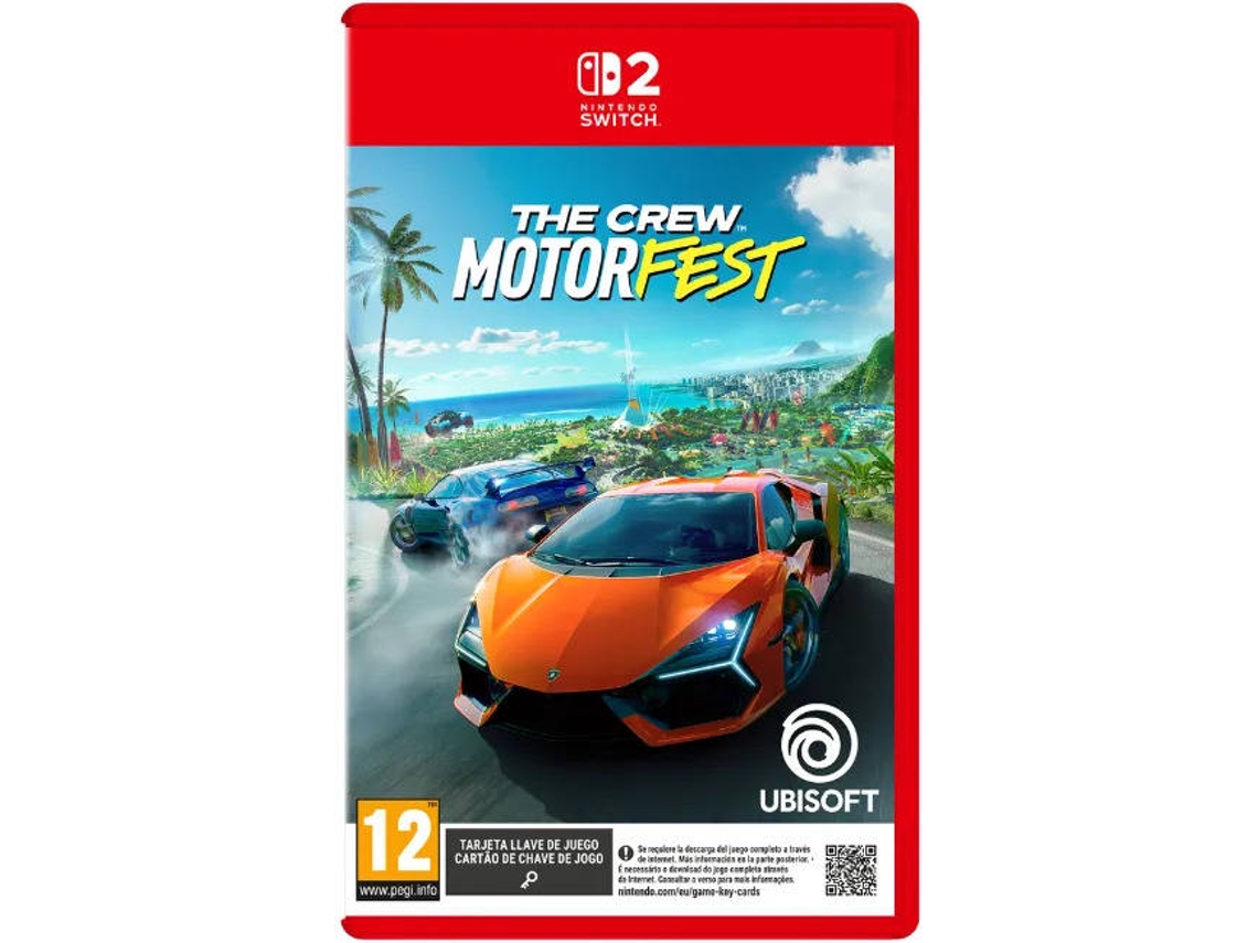 Pré-venda Jogo Nintendo Switch 2 The Crew Motorfest (Código de Descarga na Caixa)