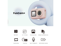 Câmera Digital Laxiscreed Para Crianças Com Resolução 1080p Hd E 12mp Para Fotos Divertidas