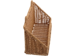 Cesto De Parede Cabilock Em Rattan Plástico Com Instalação Sem Furos, Organizador De Armazenamento Suspenso Design