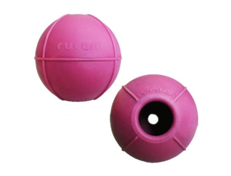 Bola De Recheio Roxinho Com Recheio Rígido Para Cães 7 cm RUCAN
