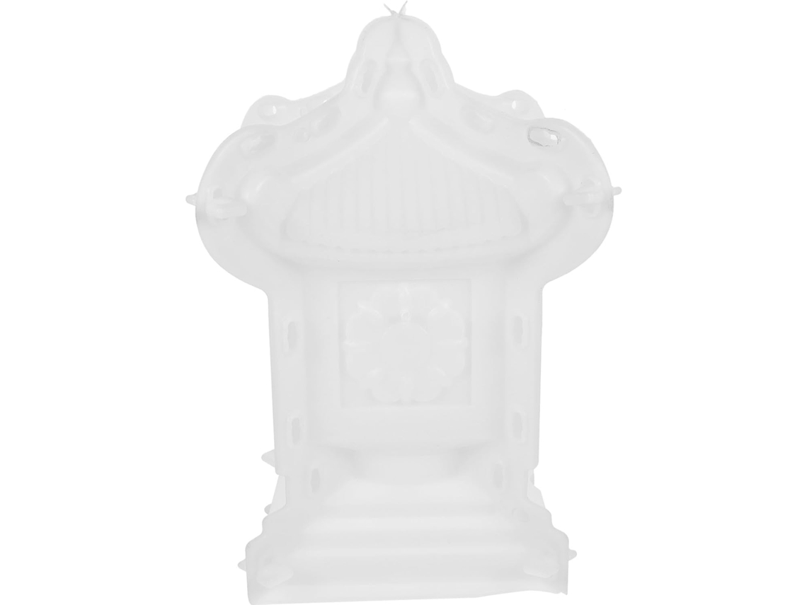 Molde de Concreto Reutilizável para Pavilhões de Jardim e Colunas Romanas, Feito de Plástico Branco com Estrutura CHABERLU