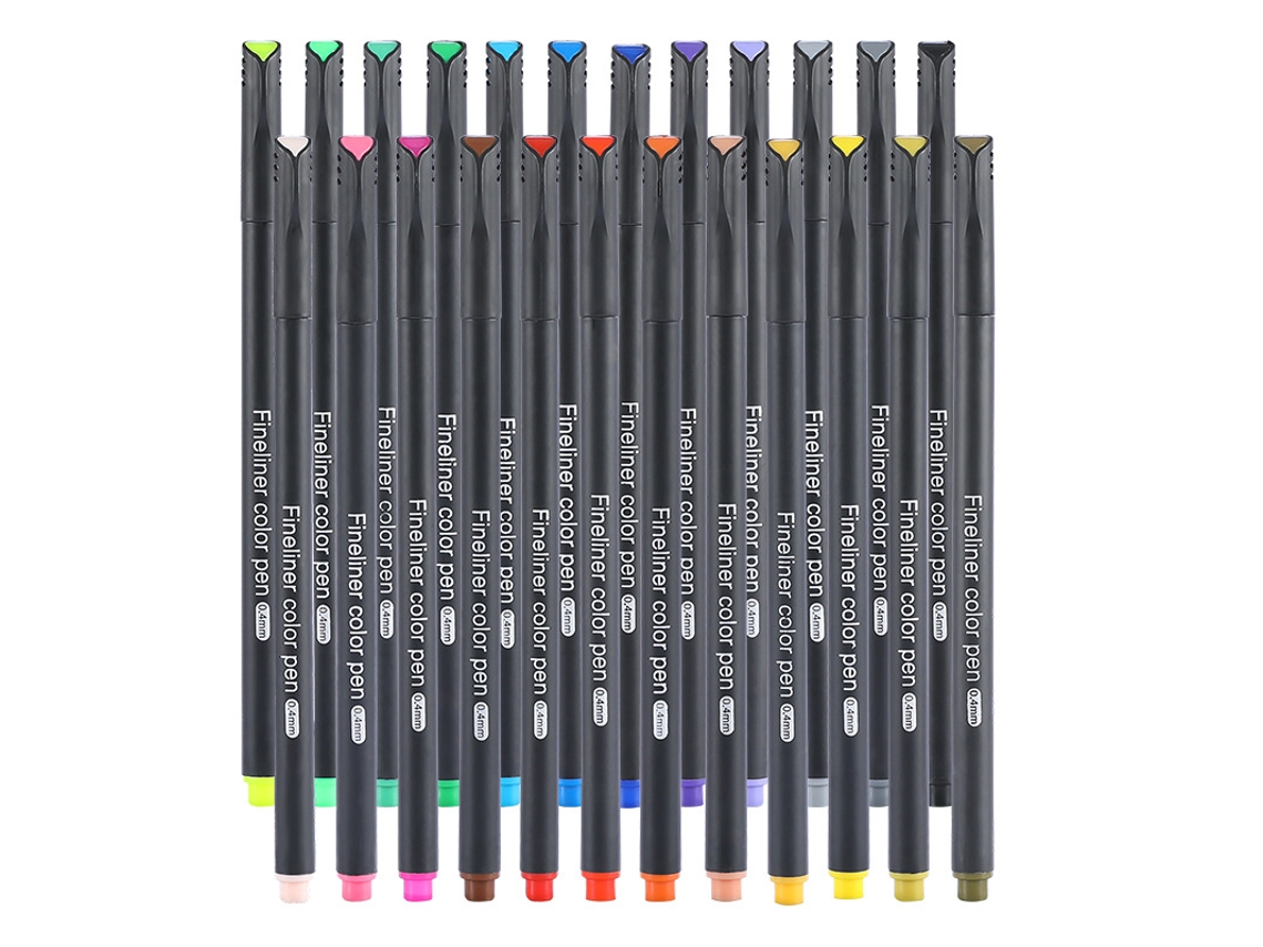 Eifson Ponta Fina Canetas 0.38mm 24 Núcleos