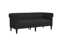 Chesterfield Sofa, Chesterfield Sofas Vidaxl Preto Tecido (n/a)
