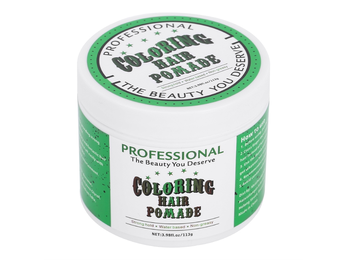 2026 113g Cera de Pelo Desechable Color Verde para Estilo Y Coloreado de Cabello Modelado
