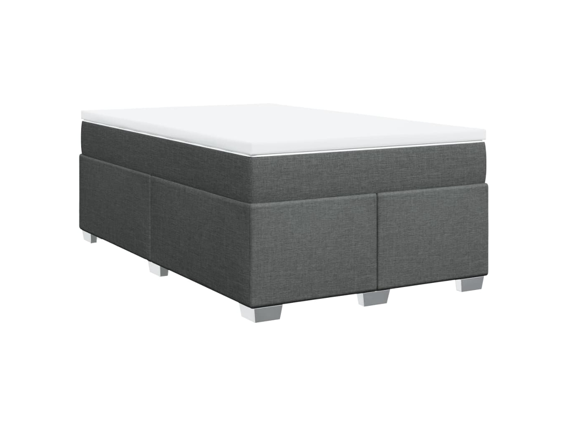 Box Spring Bed, Box Spring Beds Vidaxl Cinzeto Tecido (120 X 200 Cm)
