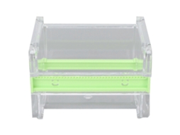 Dispensador De Fita Adesiva Transparente Com Cortador Multiuso E Suporte Visível Para Em Rolo, Ideal Casa, Escritório Escola (verde Ymmr)