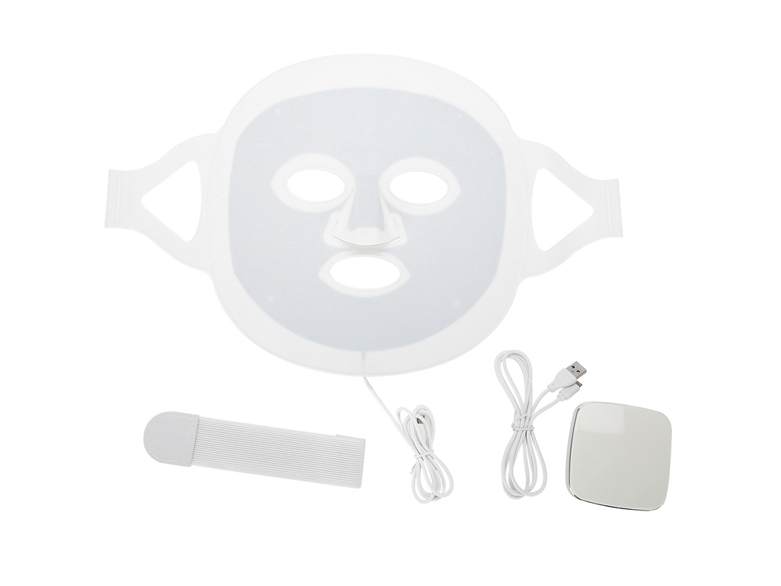 Máscara De Luz Facial Para Renovação De Pele E Remoção De Acne