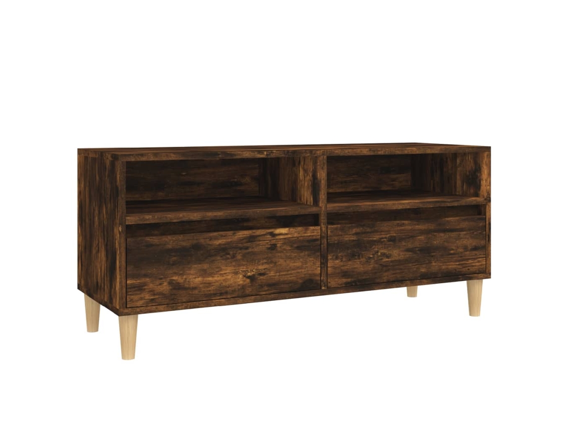 Tv Cabinet, Tv Cabinets Vidaxl Marrom Madeira Processada (n/a)