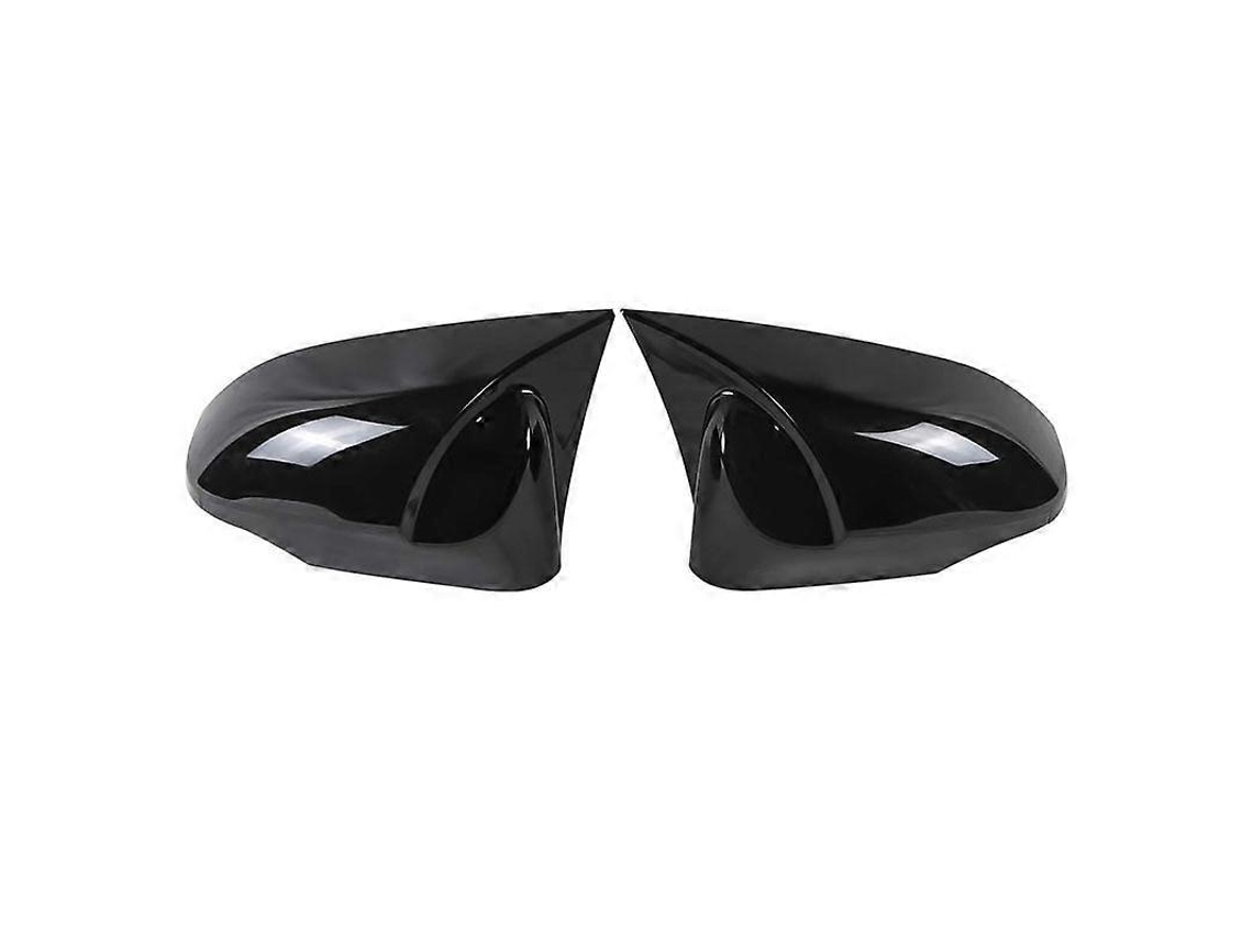 Capa Retrovisor Fibra De Carbono Yaris 13-20 Decoração Preta Brilhante