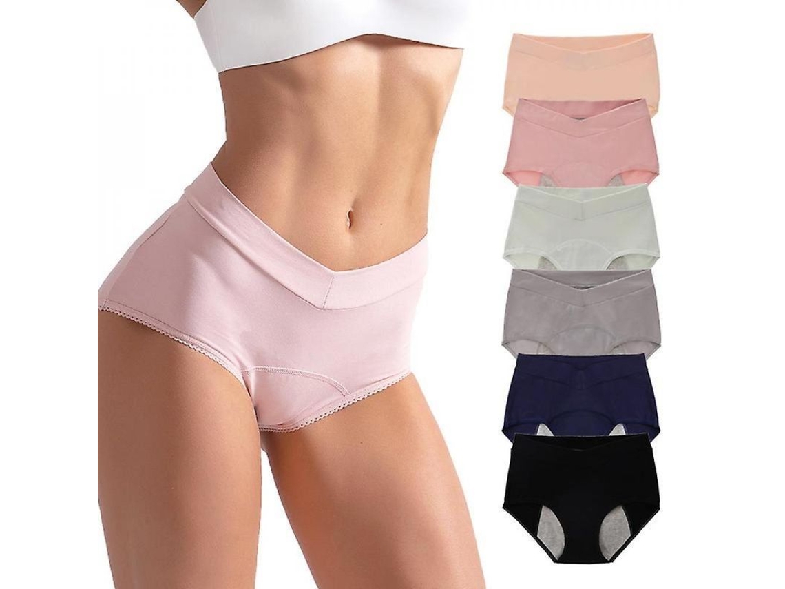 2026-ropa Interior De Algodón Antifugas Para Incontinencia Urinaria Y Menstruación Absorbente Czz 2xl 3color