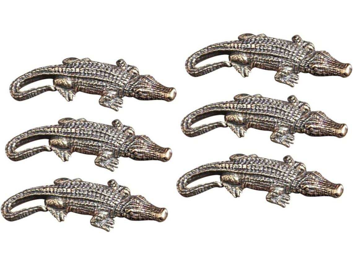 Nuobesty Pulseira Feminina De Latão Com Detalhes Elegantes - De 6 Peças