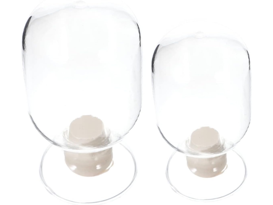 Potes De Vidro Transparente Para Armazenamento, 125 Ml E 250 Ml, Com Tampas Inclusas, Recipientes De Gokoco