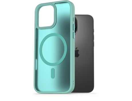 Capa Alzaguard Matte Compatível com Magsafe para iPhone 16 Pro Max Modrozeleno