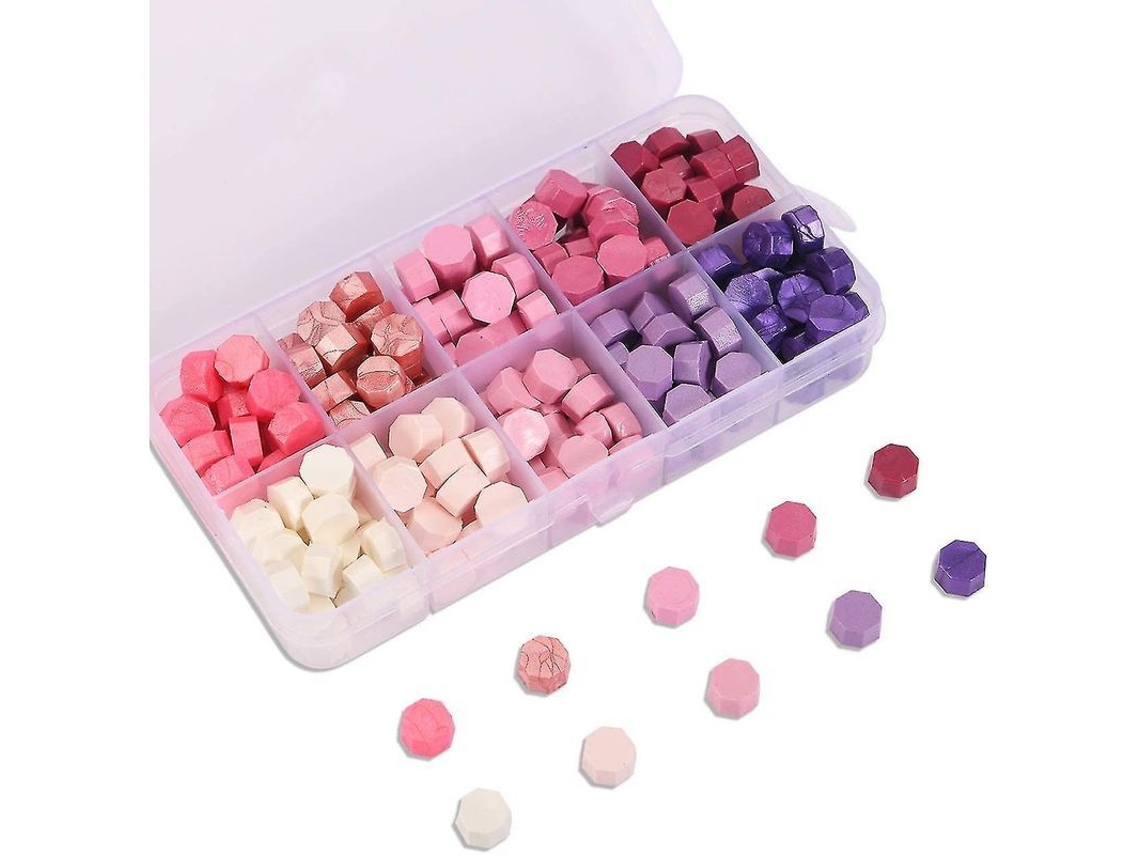 Kit De Pérolas De Cera De Selamento Com Ferramentas Práticas Cores Vivas Para Convites Casamento Envelopes E Artesanato