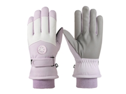 Luvas De Inverno Impermeáveis ​​para Mulheres, Luvas Esportivas Térmicas Com Punho Elástico, Grossas Para Caminhadas, Esqui E Dire Aquaforge
