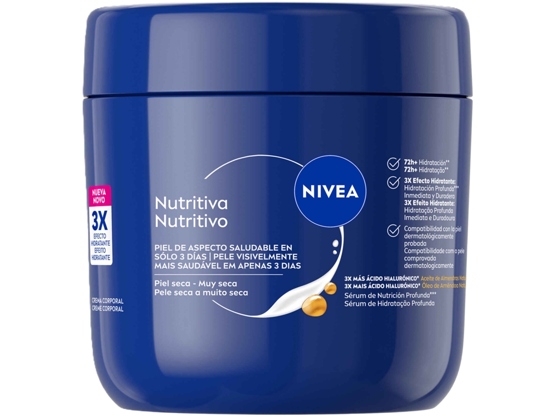 Creme Corpo Body Milk Nutritivo Nivea