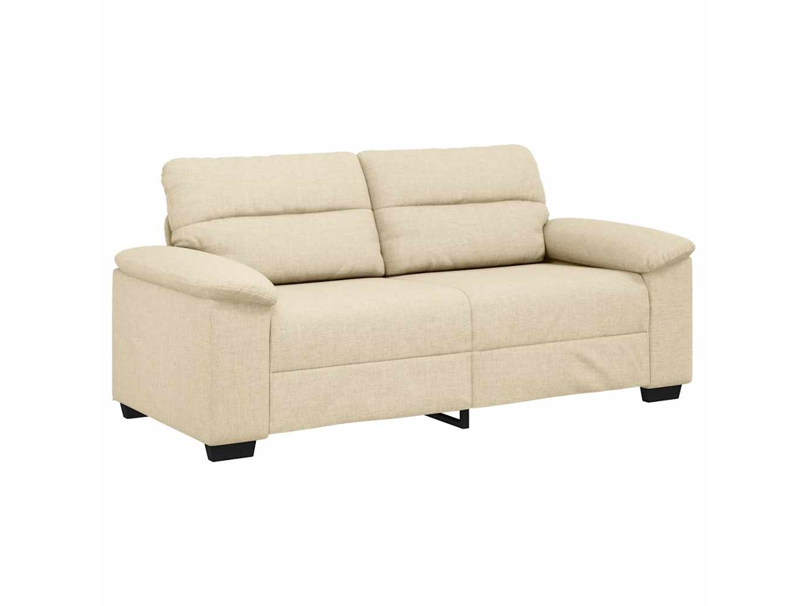 Sofá de 2 Lugares, Cor Creme, 180x81x84 Cm, em Tecido MAISON EXCLUSIVE