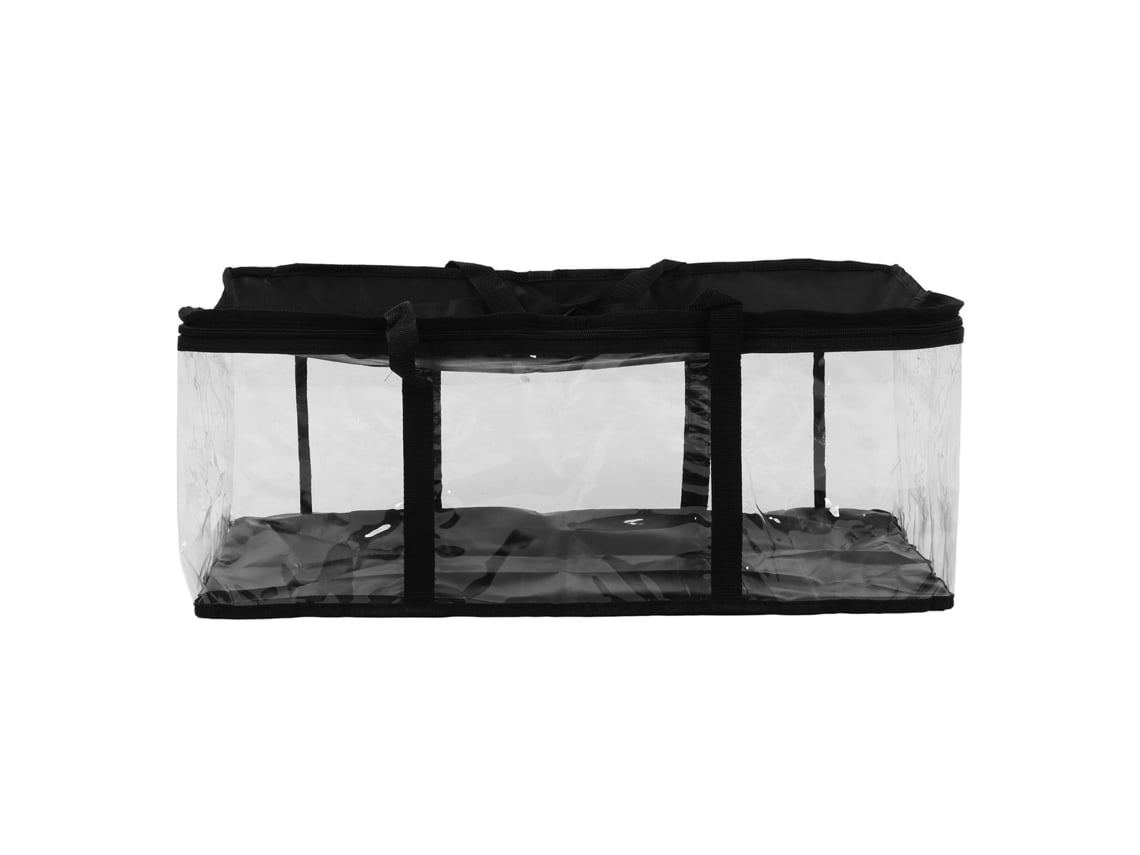 Bolsa De Armazenamento De Ferramentas De Pvc Transparente Com Cremallera Impermeável Organizador De Grande Capacidade 64x32.5x25cm