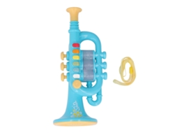 Ats brinquedo de Chifre com Efeitos de Luz Dinâmica e Som, Instrumento Musical com Corda, Presente para Maiores de 3 Anos, Azul