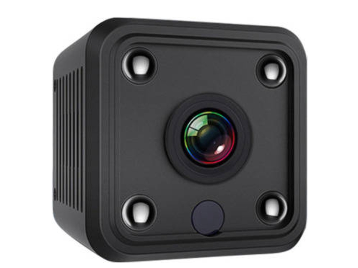 Minicâmera Bestvite HD 1080P com Wi-Fi e áudio de visão noturna para esportes (preta)