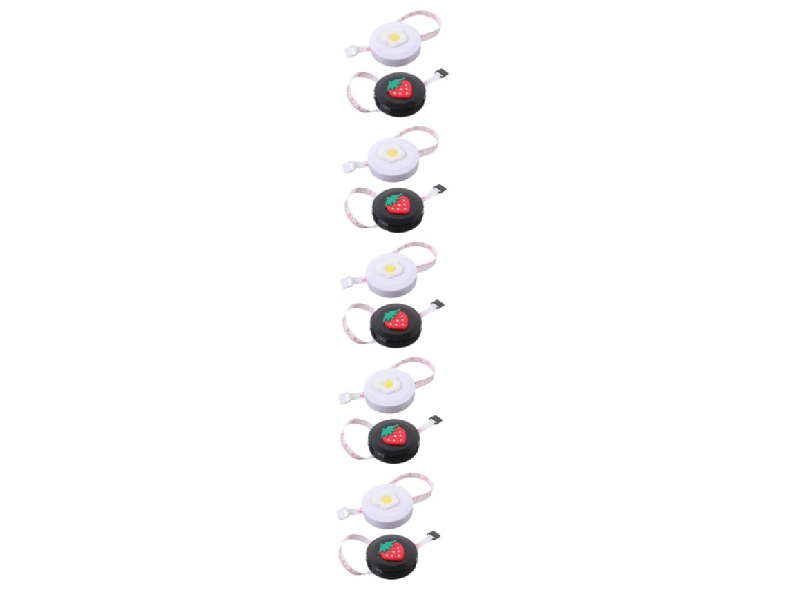 Conjunto De 10 Fitas Métricas Retráteis, Portáteis E Charmosas, Ideais Para Casa E Costura.
