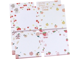 8 Cadernetas De Notas Adesivas Em Papel Com Motivos Florais, 80 Folhas Por Carnet, Design Criativo E Delicado