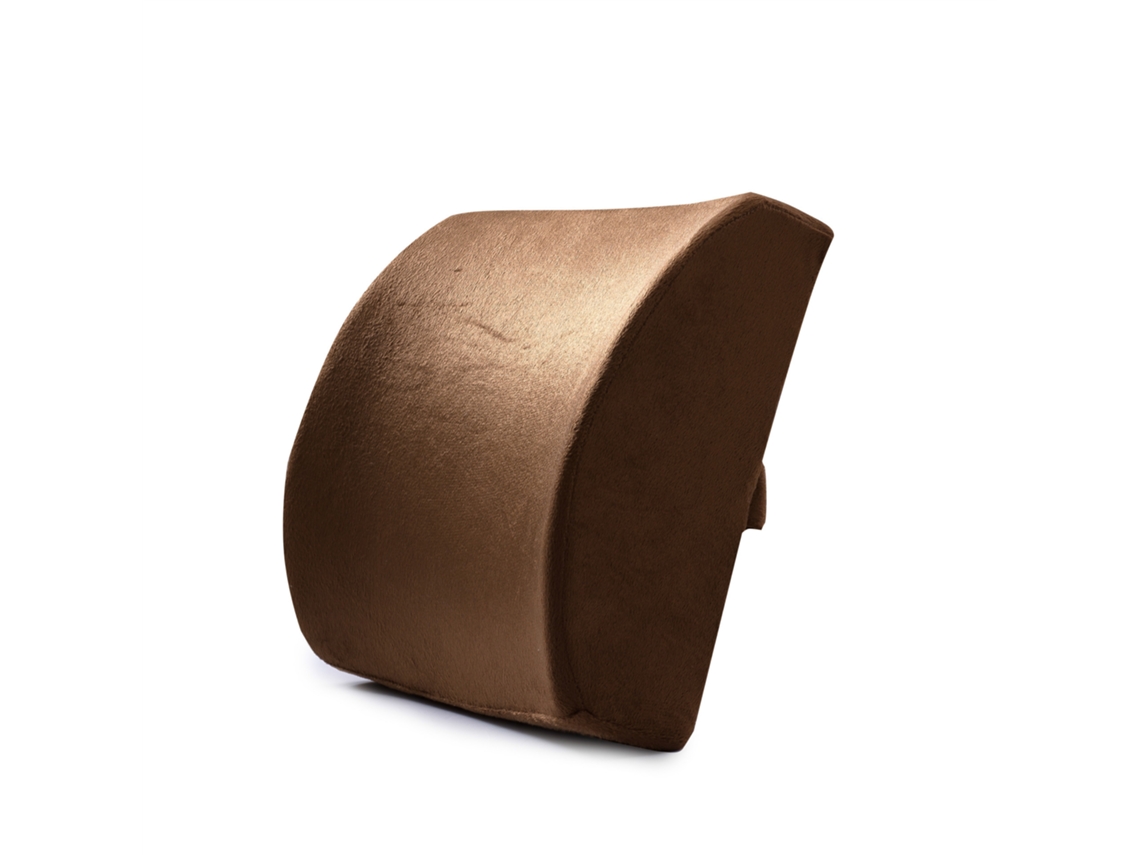 Bolsa transversal lombar Slowmoose Brown em espuma viscoelástica respirável para alívio da dor, ideal para mesa e carro