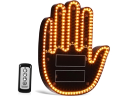 Lanterna de Mão Led Laranja para Carro, em Plástico, Design Compacto e Portátil, Painel de Luz SFUSHOS