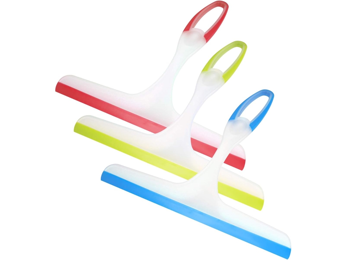 Raspador De Chuveiro, Raspador Para E Box, Raspador De Plástico Para Espelho De Chuveiro, Limpa-vidros Para Espelho De, Janelas E Vidros