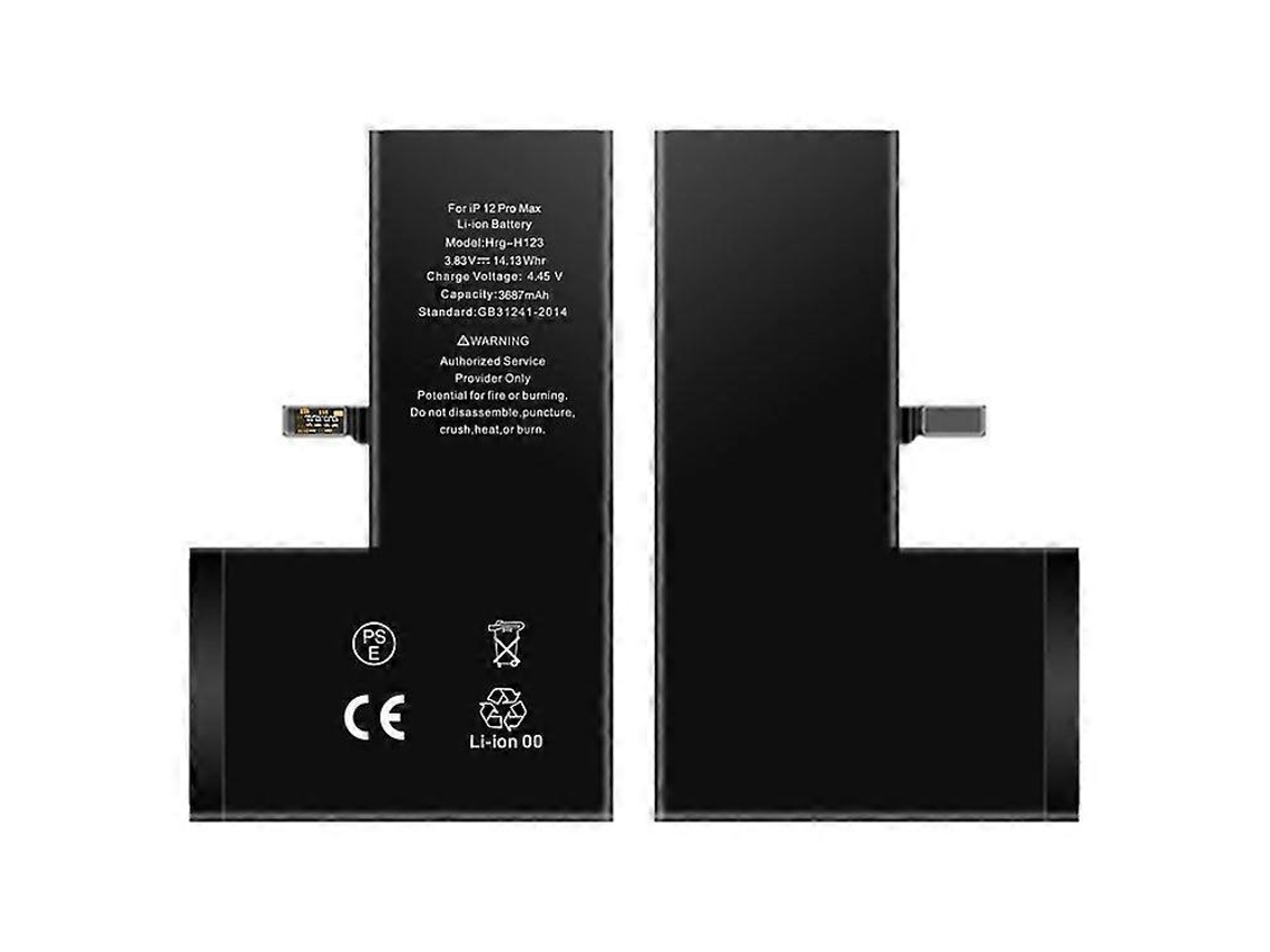 Bateria De Íon De Lítio Recarregável De 3,83 V E 3687 Mah Compatível Com Iphone 12 Pro Max De 6,7 Polegadas Webake (sem Logotipo)