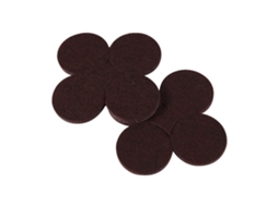 Laxiscreed Almofadas De Feltro Redondas, 4cm, Autocolantes E Anti-arranhões, Para Cadeiras E Mesas, Pack De 8 Peças