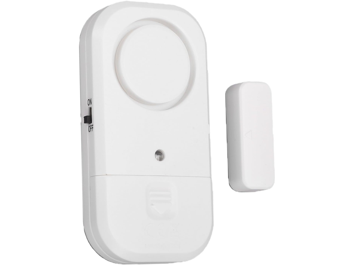 Campainha Sem Fio Licaevey, Alarme De Porta Janela 125db Com Fita Magnética, Fácil De Operar, Alerta De Bateria Fraca