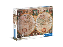 Puzzle CLEMENTONI Mapas (10 anos - 1000 unidades)