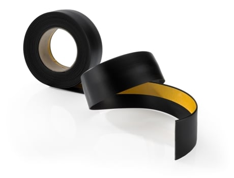 Tira De Máscara De Pvc 40x40mm, 5m Para Portas E Janelas, Acabamento Em Pvc Barra Plana Decorativa, Preto Quest