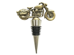 Tampa De Garrafa De Vinho Para Motocicleta, Reutilizável, Com Boa Vedação, Ideal Para Presentear No Dia Dos Pais.
