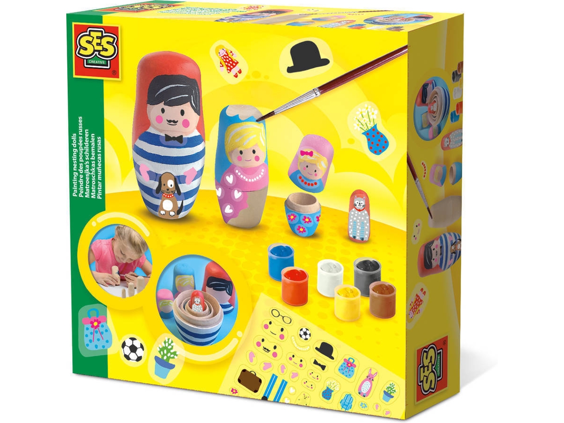 Brinquedo Criativo SES CREATIVE Pintar Bonecas