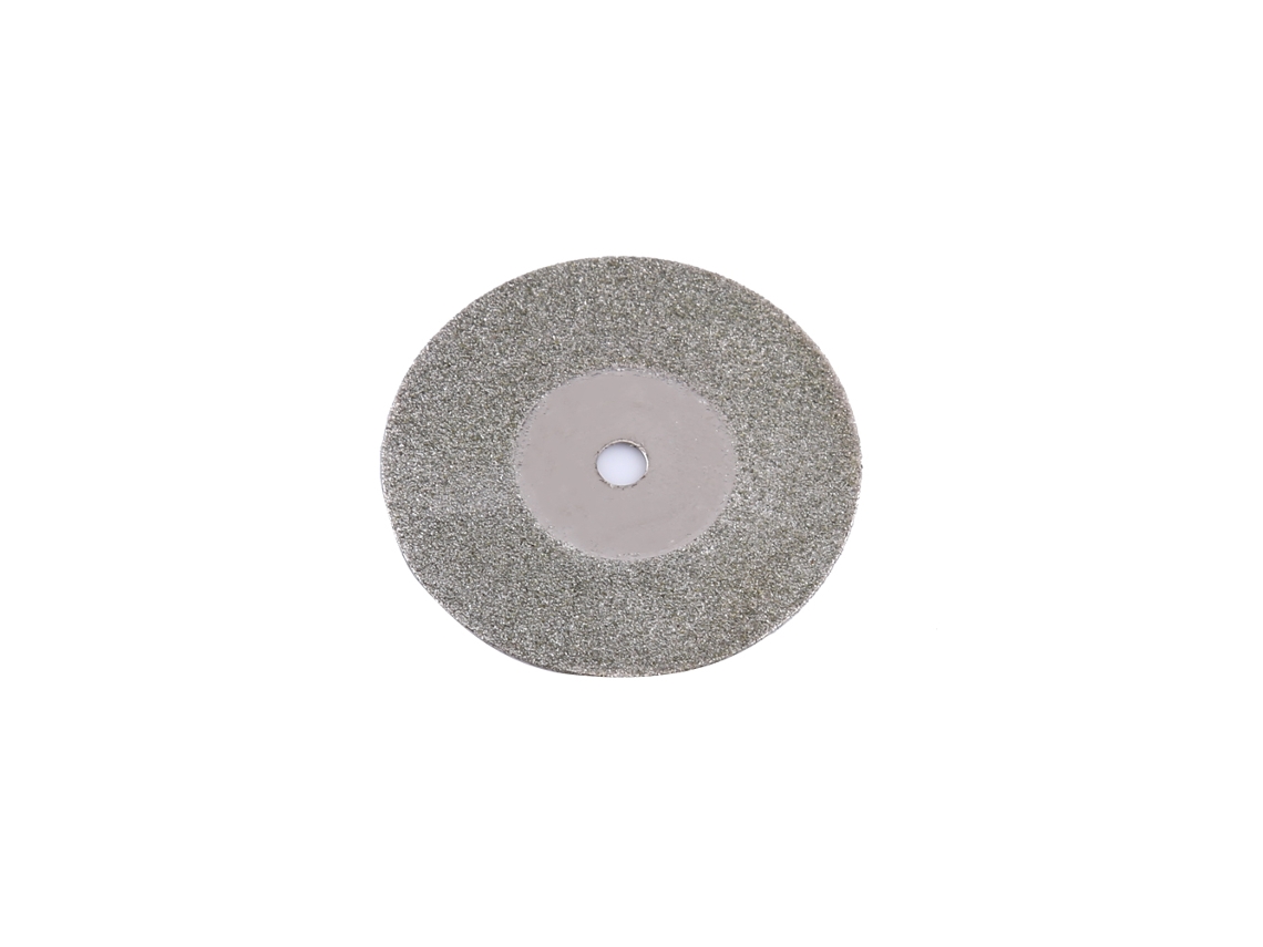 10 mini lâminas de serra diamantadas para corte e desbaste + 2 mandris para máquina de desbaste