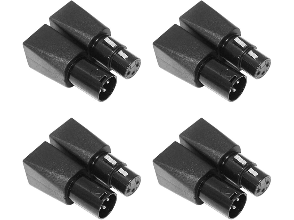 Conjunto de 8 Conectores Xlr de 3 Pinos para Ethernet Rj45 SFUSHOS