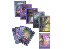 Mali baralho de Tarô de Festa em Casa: Adivinhação Misteriosa com 50 Cartas Holográficas