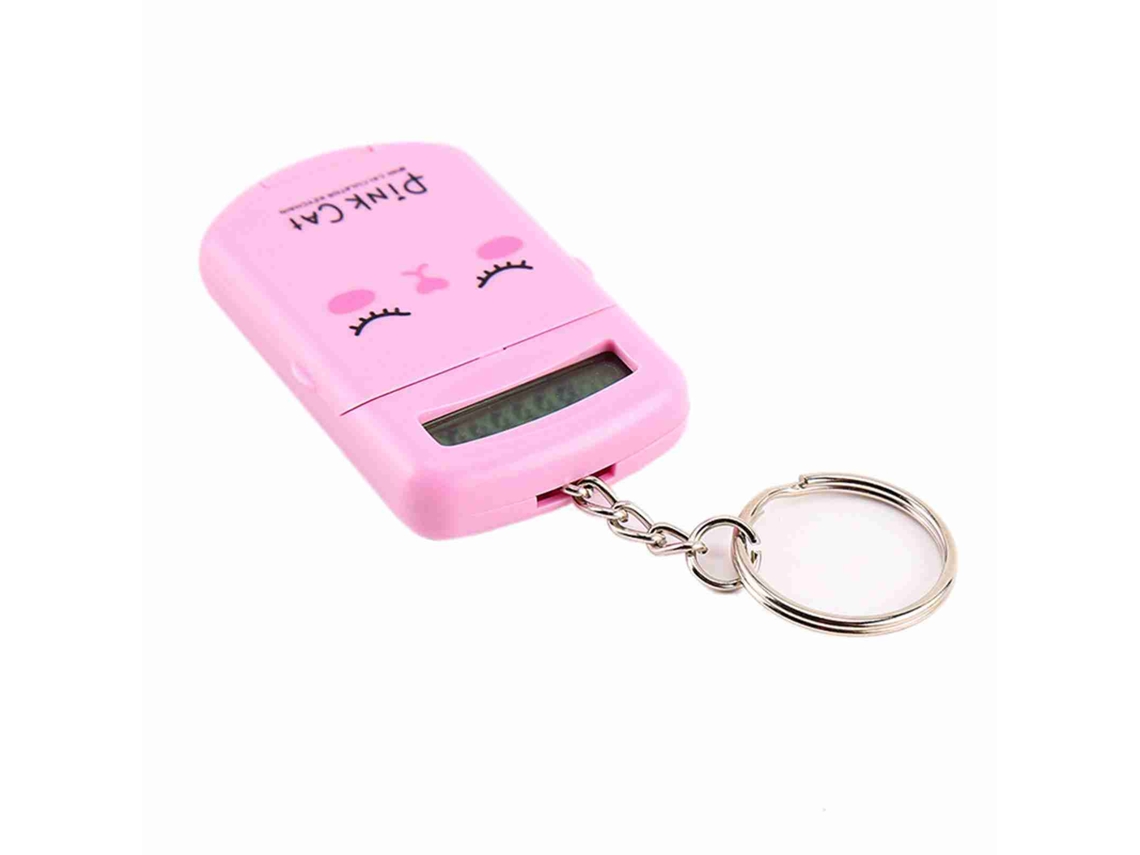 Calculadora Mini Cartoon Com Portachave 8 Dígitos Portátil Bolsa Para Estudantes Escola