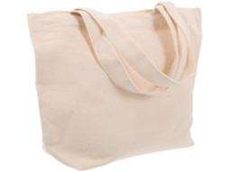Nuobesty Pacote Com 10 Sacolas De Lona Branca 30x20x10 Cm Para Mulheres, Leves E
