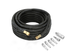 Kit De Adaptadores E Mangueira De 15m Laxiscreed Com 6 Conectores Pneumáticos Bspt