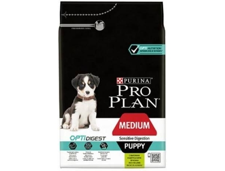 Ração para Cães  Pro Plan (3Kg - Seca - Porte Médio - Cachorros - Sabor: Cordeiro)