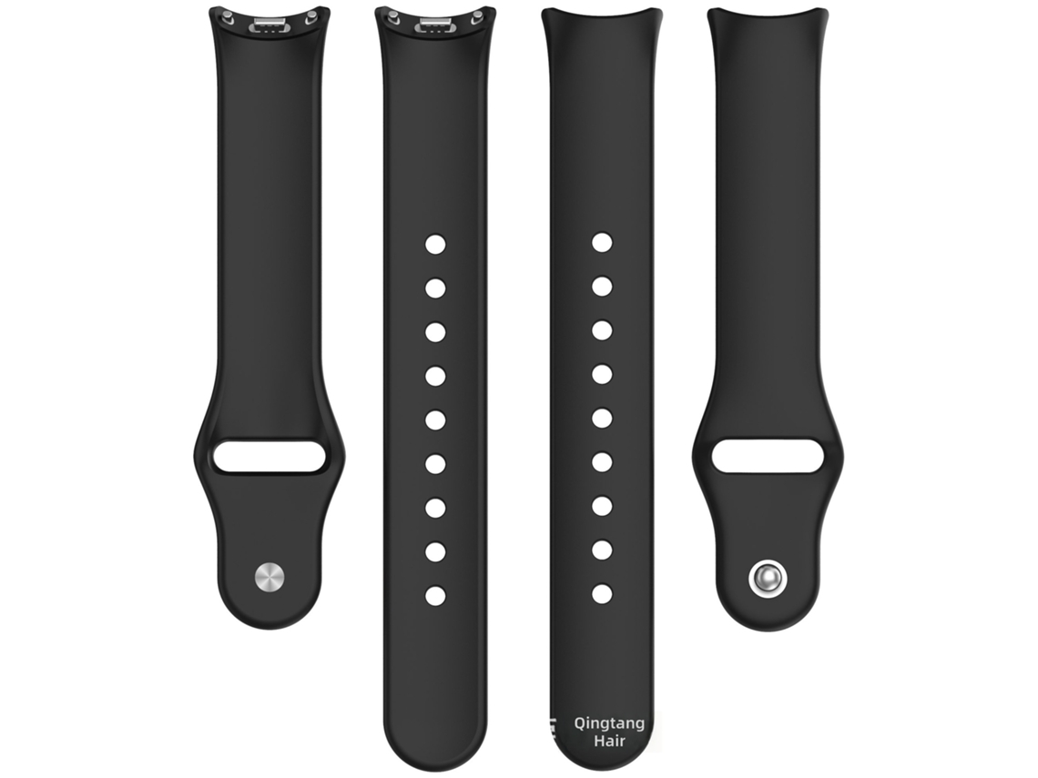 Pulseira de Silicone para Xiaomi Smart Band 10/9/8, com Encaixe Metálico CHABERLU