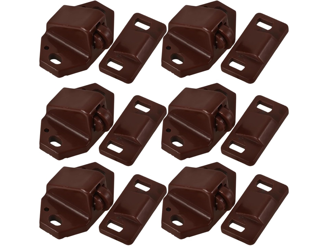 Conjunto de 20 portas e travessas de plástico reforçado para portas.